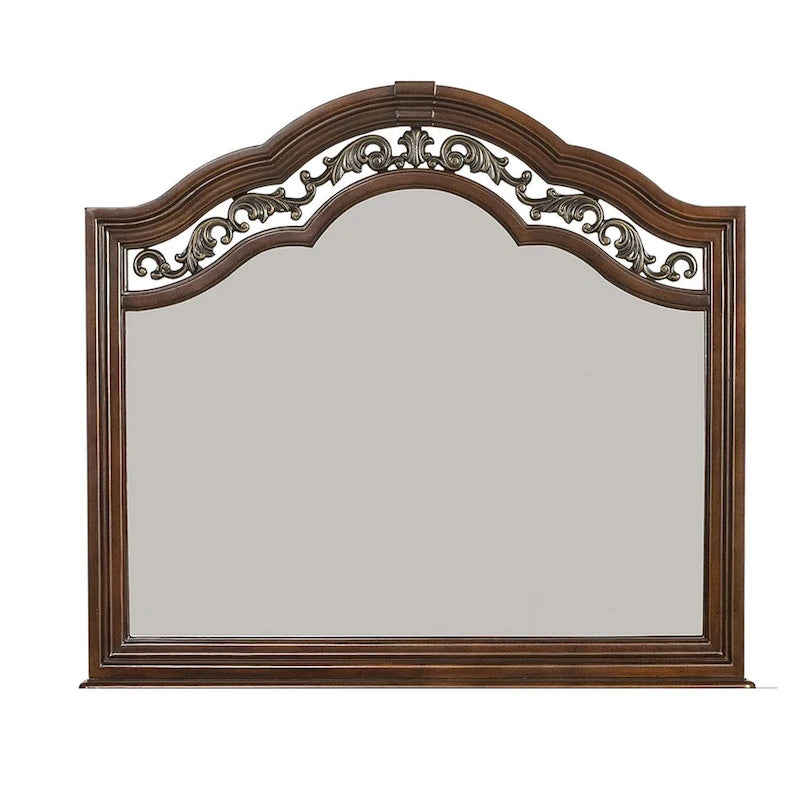 Cognac Dresser & Mirror
