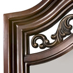 Cognac Dresser & Mirror