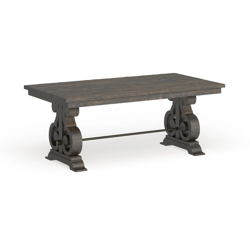  Kornfeld Aged Wood Rectangular Dining Table