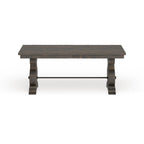 Aged Wood Rectangular Dining Table