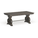 Aged Wood Rectangular Dining Table