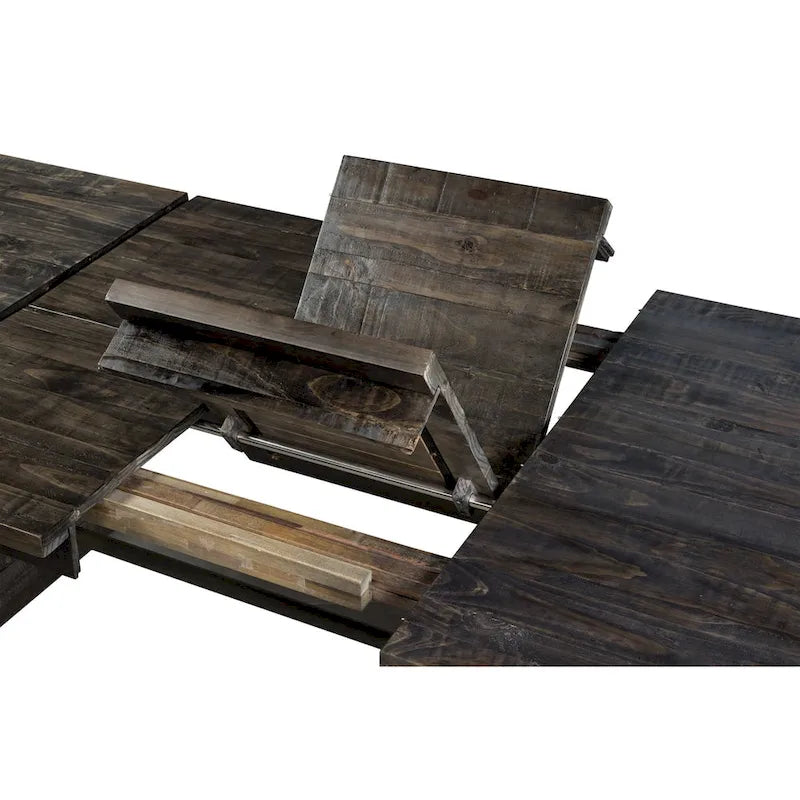 Aged Wood Rectangular Dining Table