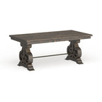 Aged Wood Rectangular Dining Table
