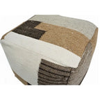 Wool Cotton Pouf