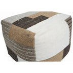 Wool Cotton Pouf