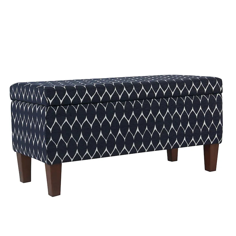 Large Textured Storage Bench