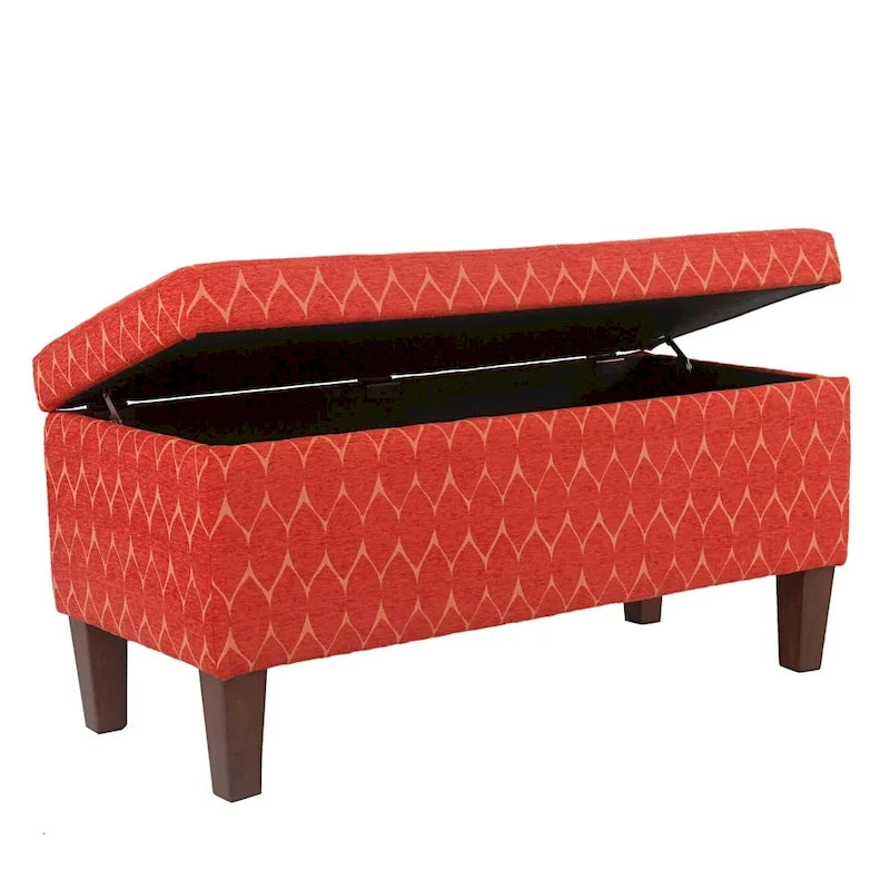 Large Textured Storage Bench