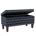 Large Textured Storage Bench