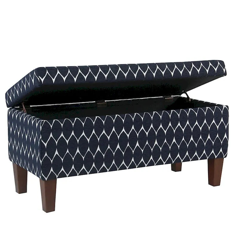 Large Textured Storage Bench