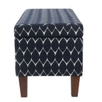 Large Textured Storage Bench