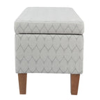 Large Textured Storage Bench
