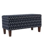 Large Textured Storage Bench