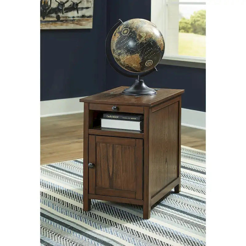 Signature Design by  Treytown Chairside End Table - 16W x 24D x 24H