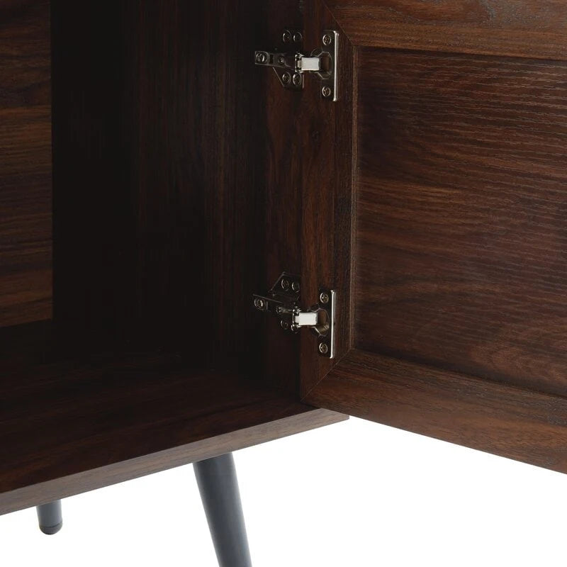 Mid-Century Modern TV Stand For TVs Up To 70 Entertainment Center Media Console - 20.5 H X 59 W X 15.5 D
