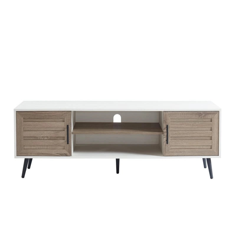 Mid-Century Modern TV Stand For TVs Up To 70 Entertainment Center Media Console - 20.5 H X 59 W X 15.5 D