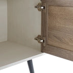 Mid-Century Modern TV Stand For TVs Up To 70 Entertainment Center Media Console - 20.5 H X 59 W X 15.5 D