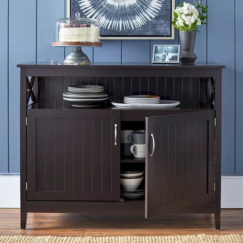 2-Door Buffet Sideboard with Adjustable Shelf
