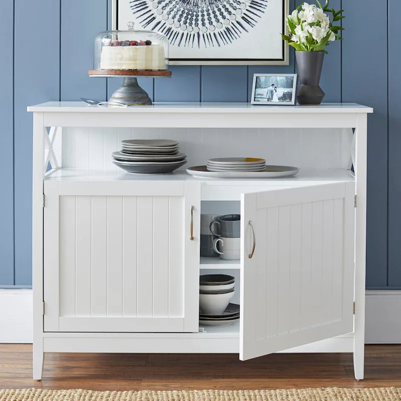 2-Door Buffet Sideboard with Adjustable Shelf