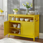 2-Door Buffet Sideboard with Adjustable Shelf