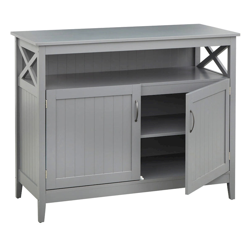 2-Door Buffet Sideboard with Adjustable Shelf