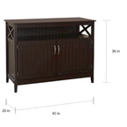 2-Door Buffet Sideboard with Adjustable Shelf