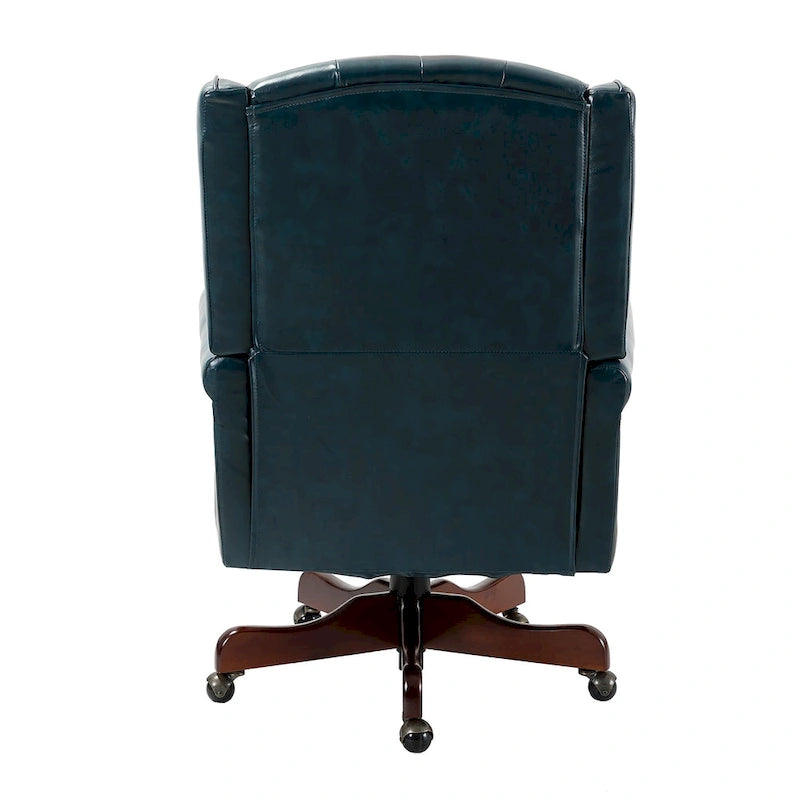 Modern Swivel Executive Chair with Tufted Back