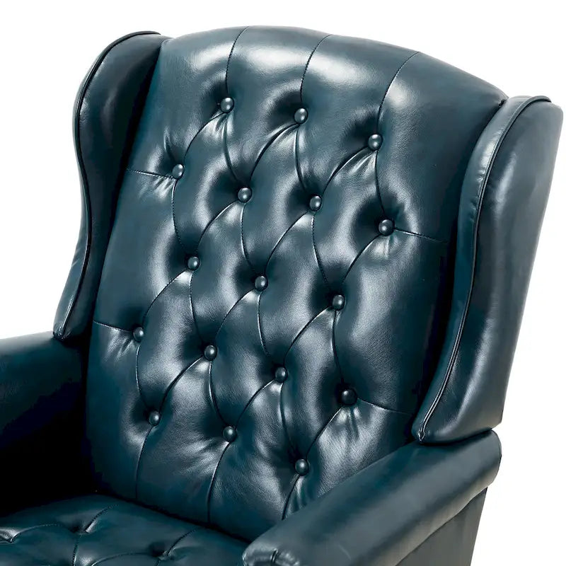 Modern Swivel Executive Chair with Tufted Back