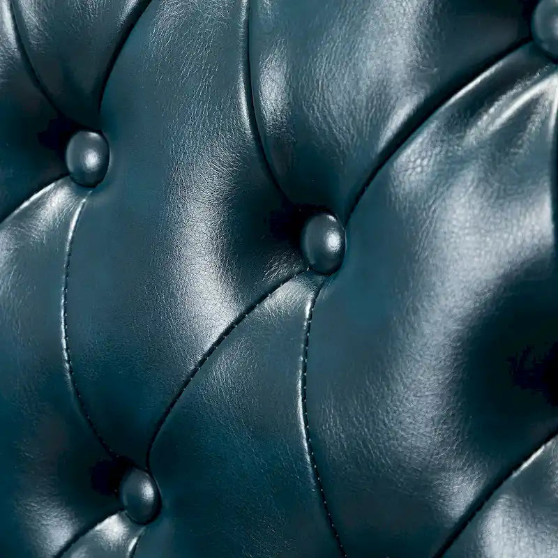 Modern Swivel Executive Chair with Tufted Back