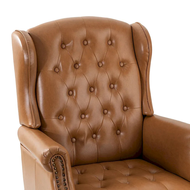 Modern Swivel Executive Chair with Tufted Back
