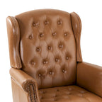 Modern Swivel Executive Chair with Tufted Back