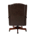 Modern Swivel Executive Chair with Tufted Back