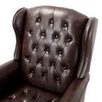Modern Swivel Executive Chair with Tufted Back