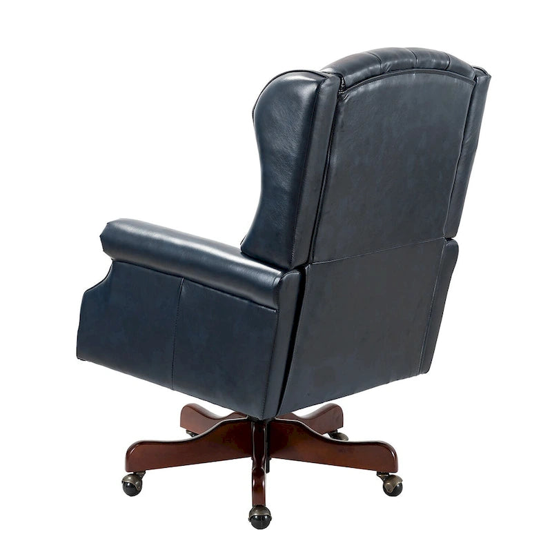 Modern Swivel Executive Chair with Tufted Back
