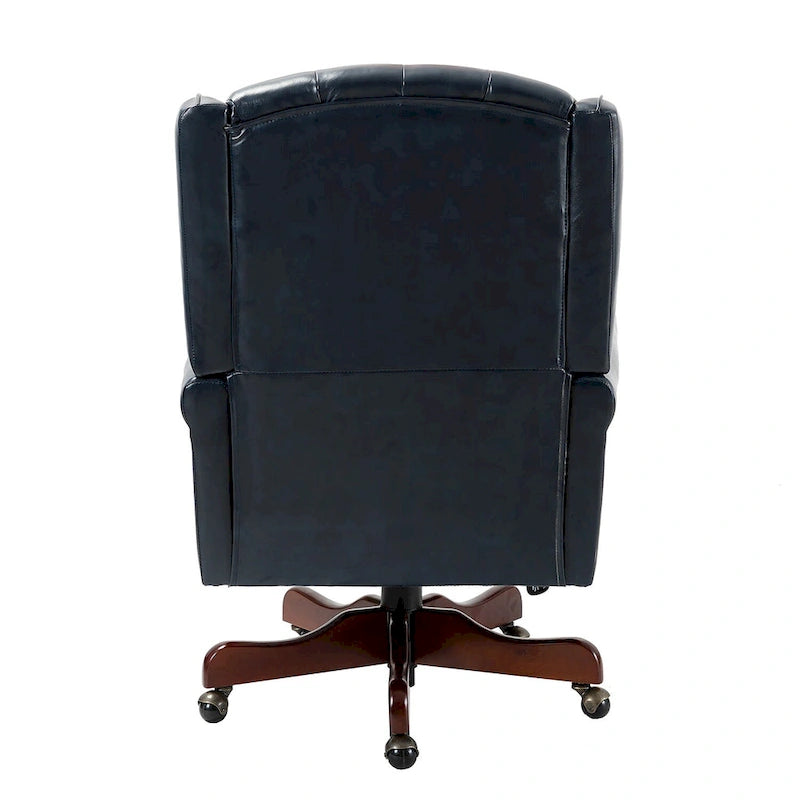 Modern Swivel Executive Chair with Tufted Back
