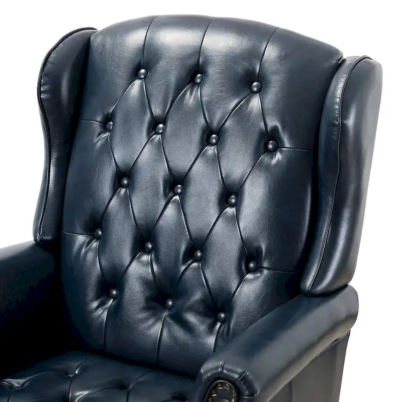 Modern Swivel Executive Chair with Tufted Back
