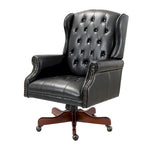 Modern Swivel Executive Chair with Tufted Back