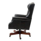 Modern Swivel Executive Chair with Tufted Back