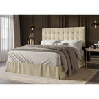 Tufted Upholstered Panel Bed