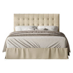 Tufted Upholstered Panel Bed