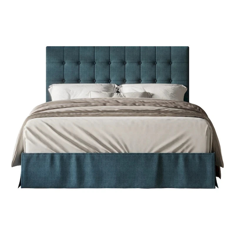 Tufted Upholstered Panel Bed