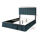 Tufted Upholstered Panel Bed