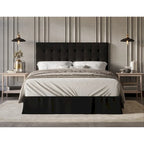 Tufted Upholstered Panel Bed