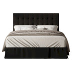 Tufted Upholstered Panel Bed