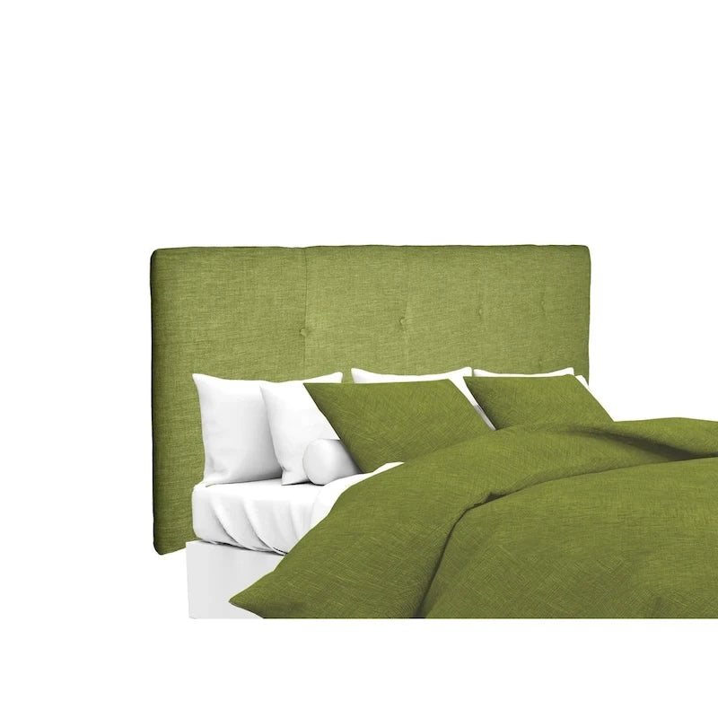  Ali Button Tufted Key Largo Grass Upholstered Headboard