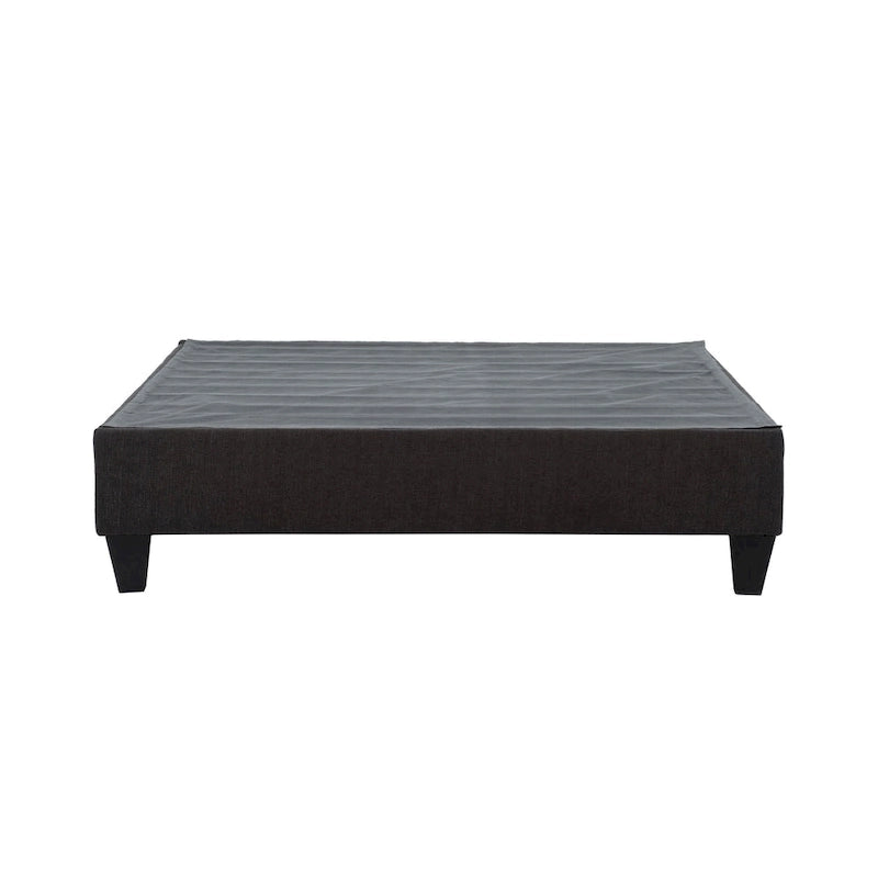 Dark Grey 14 in. Platform Bed Frame Mattress Foundation
