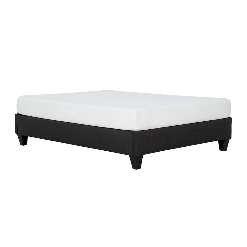 Dark Grey 14 in. Platform Bed Frame Mattress Foundation