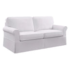  Zuni Mid-century Slip Cover Sofa