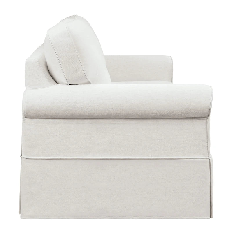 Mid-century Slip Cover Sofa