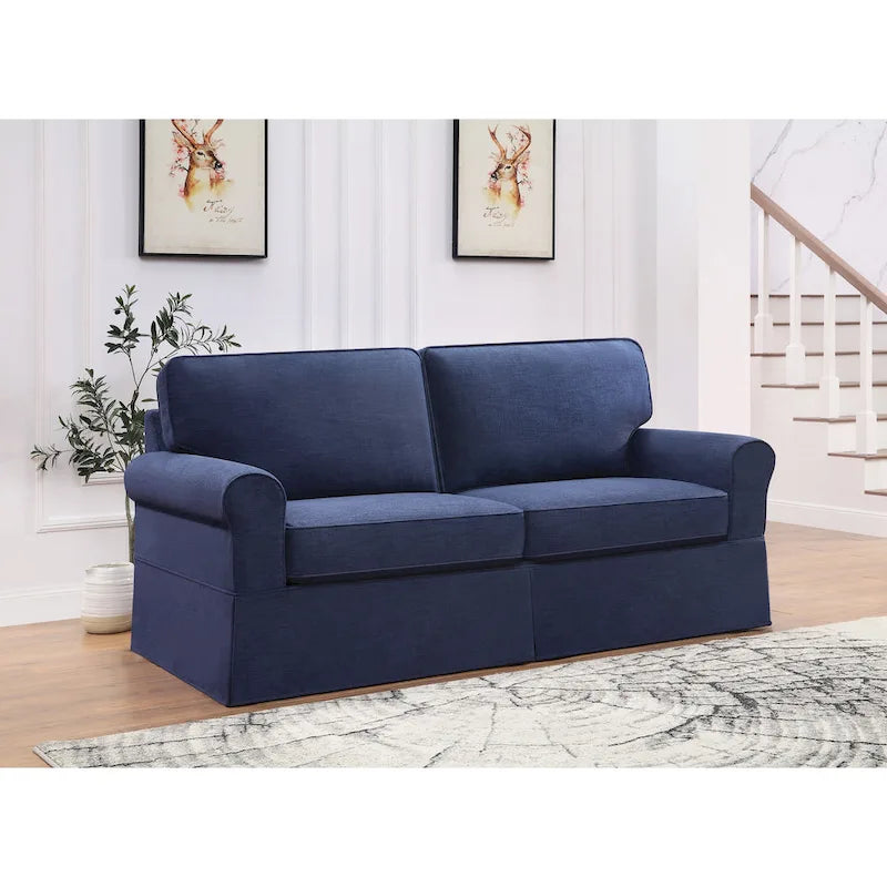Mid-century Slip Cover Sofa
