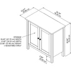 Accent Storage Cabinet with Doors